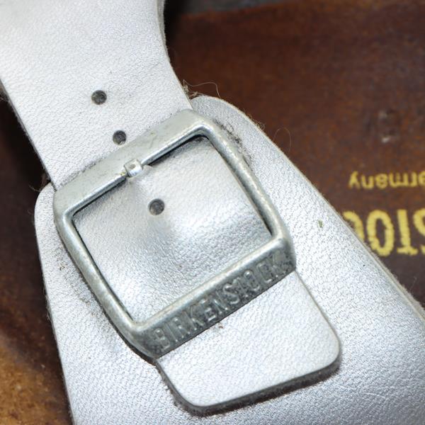 Birkenstock Madrid sandalo grigio in pelle EU 40 uomo