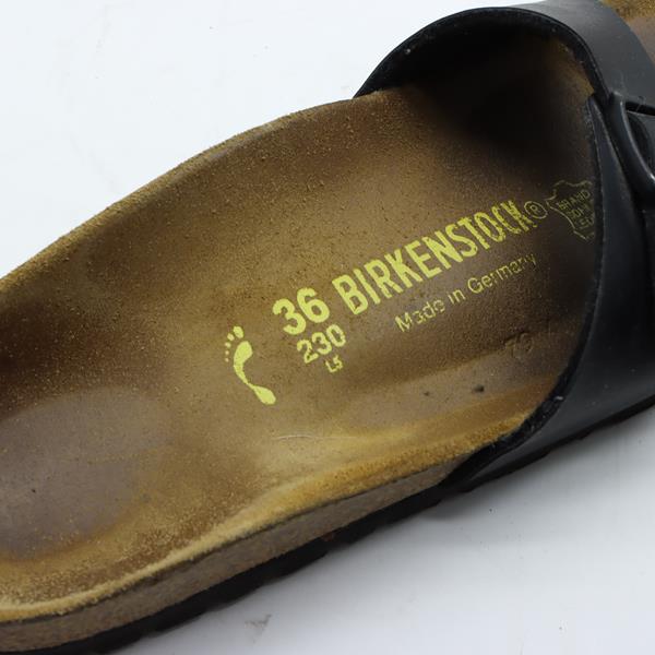 Birkenstock Madrid sandalo nero in pelle EU 36 donna