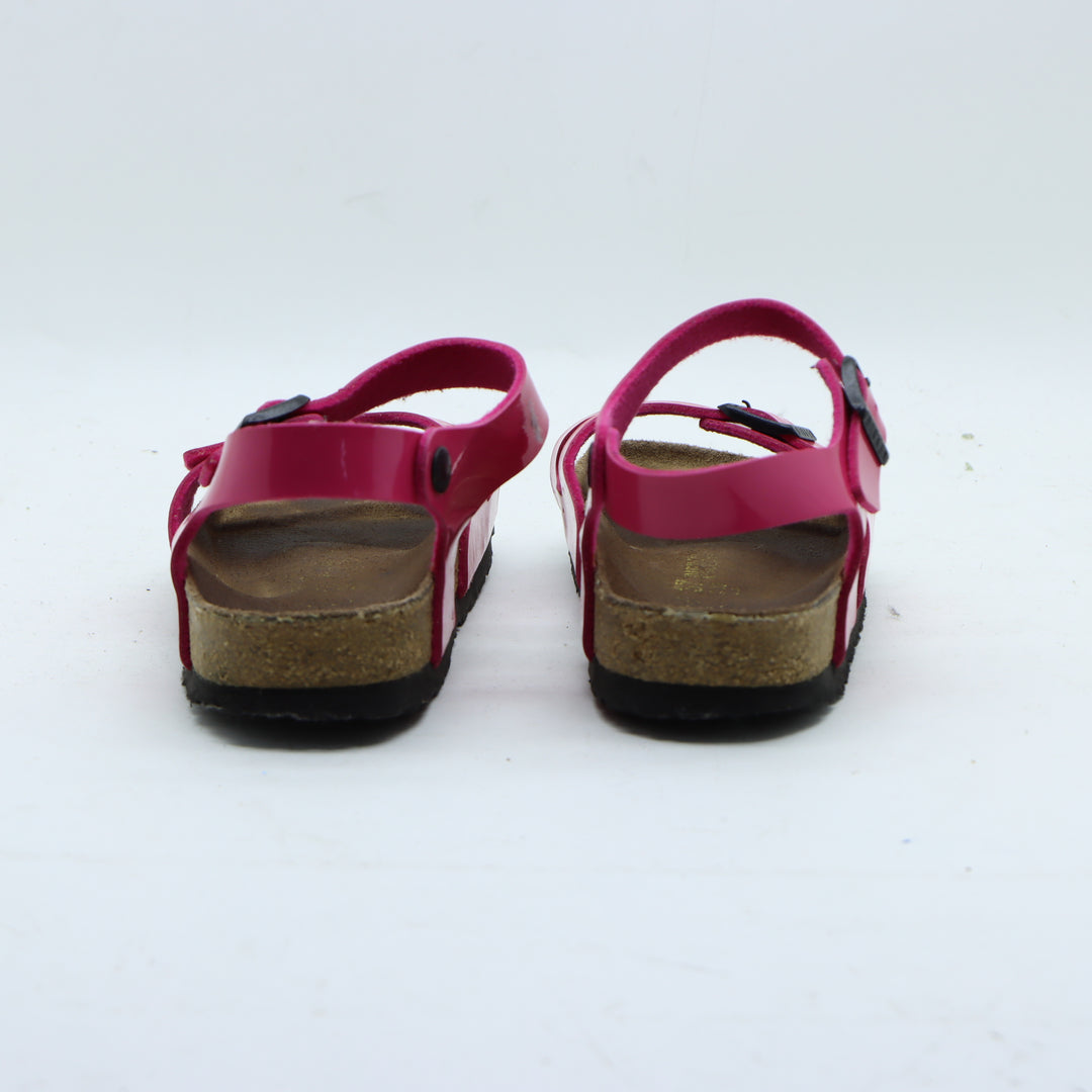 Birkenstock Rio Sandalo Fucsia in Birko Flor EU 37 Bambino