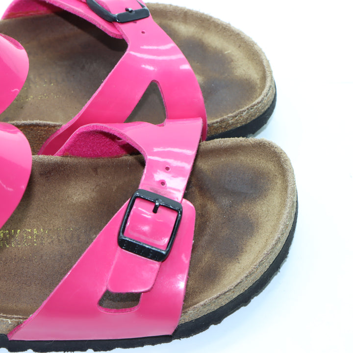 Birkenstock Rio Sandalo Fucsia in Birko Flor EU 37 Bambino