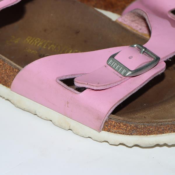 Birkenstock Rio sandalo rosa in pelle EU 34 bambina