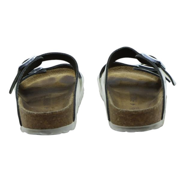 Birkenstock Arizona sandalo argento in pelle EU 36 donna