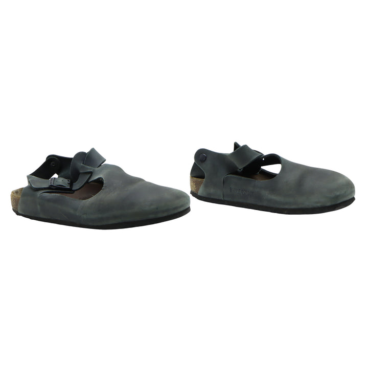 Birkenstock Bonn Sandalo Verde in Pelle EU 40 Uomo