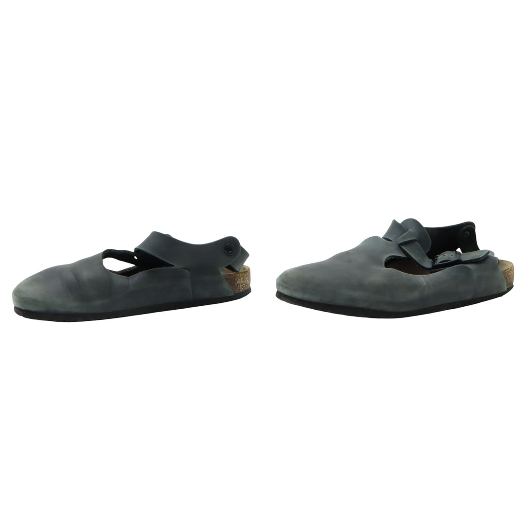 Birkenstock Bonn Sandalo Verde in Pelle EU 40 Uomo