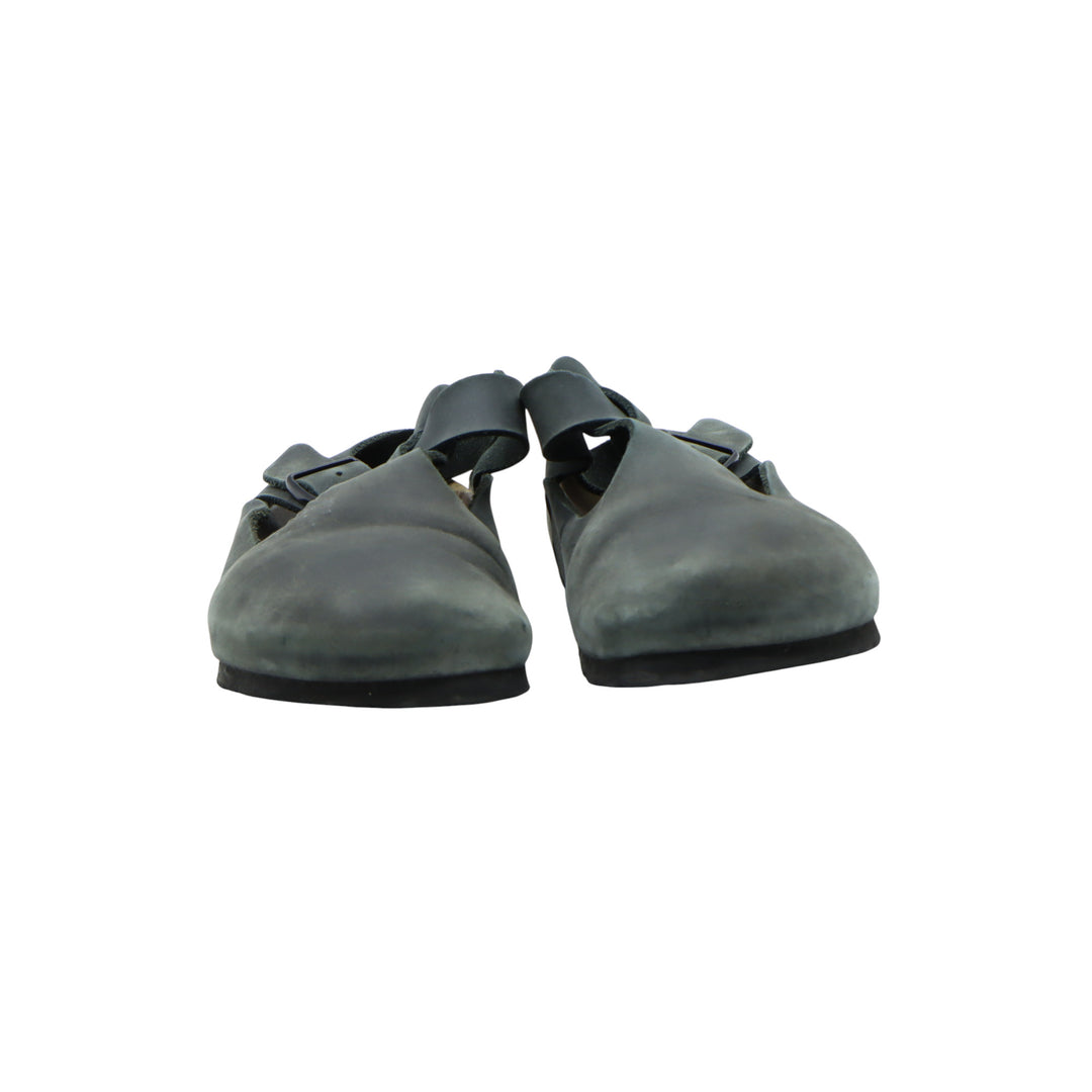 Birkenstock Bonn Sandalo Verde in Pelle EU 40 Uomo