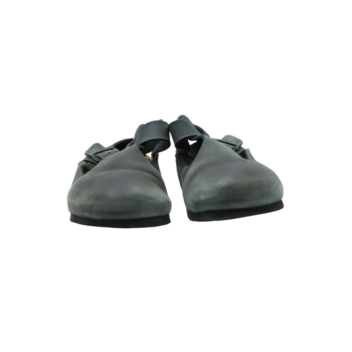 Birkenstock Bonn Sandalo Verde in Pelle EU 40 Uomo