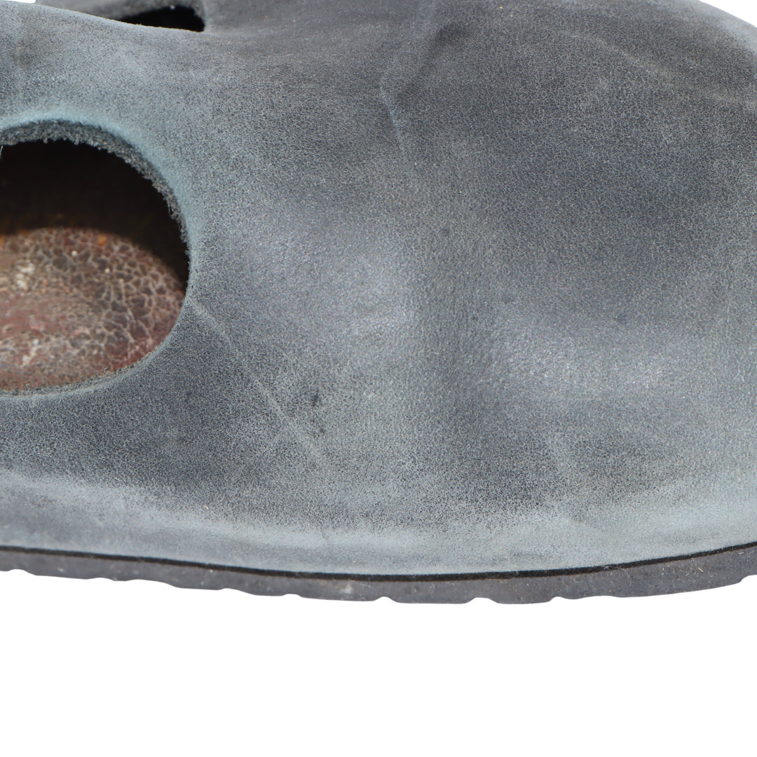 Birkenstock Bonn Sandalo Verde in Pelle EU 40 Uomo