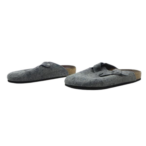 Birkenstock Boston sabot grigio in tessuto EU 41 unisex