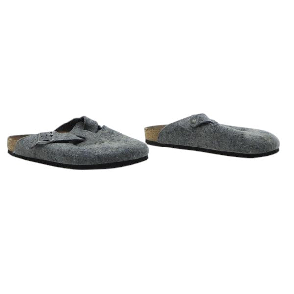 Birkenstock Boston sabot grigio in tessuto EU 41 unisex