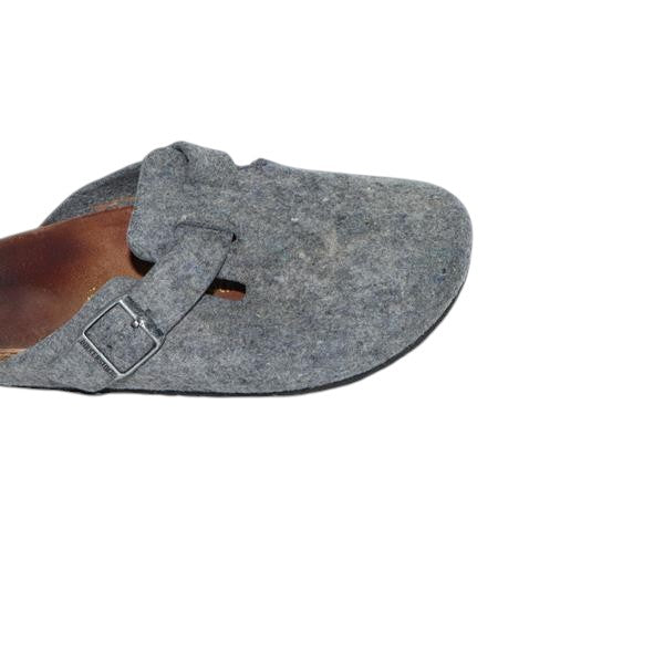 Birkenstock Boston sabot grigio in tessuto EU 41 unisex