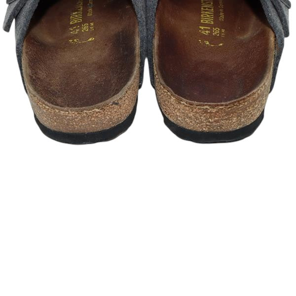 Birkenstock Boston sabot grigio in tessuto EU 41 unisex