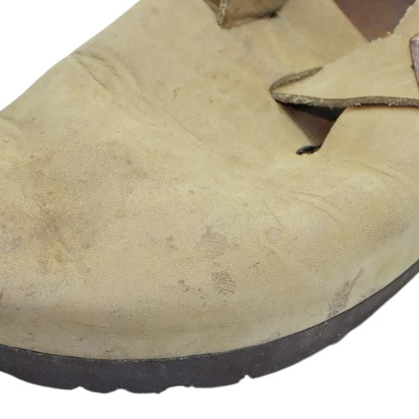 Birkenstock Boston sandalo marrone in pelle EU 40 unisex