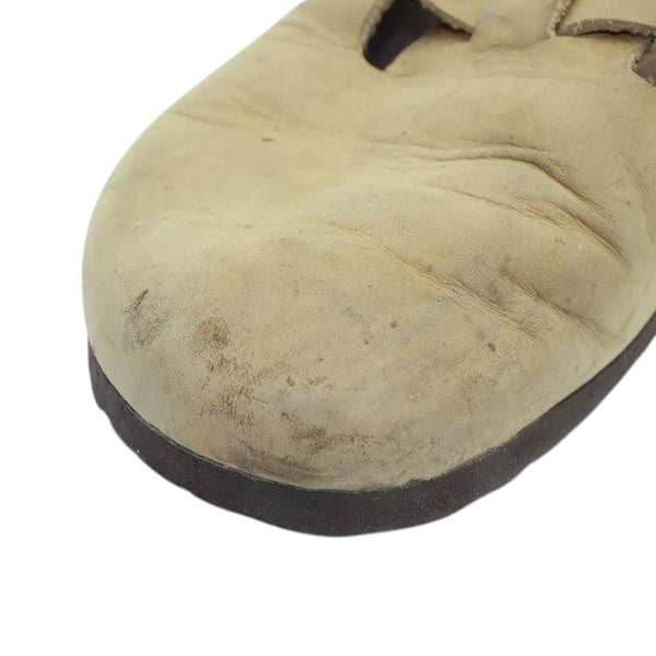Birkenstock Boston sandalo marrone in pelle EU 40 unisex