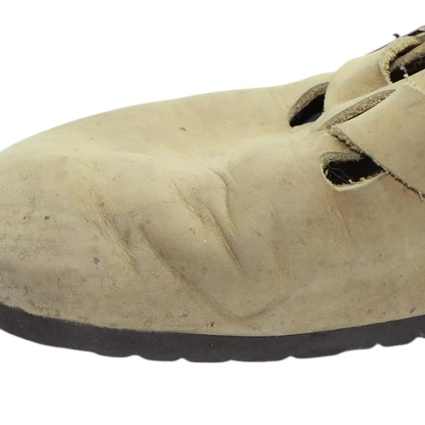 Birkenstock Boston sandalo marrone in pelle EU 40 unisex