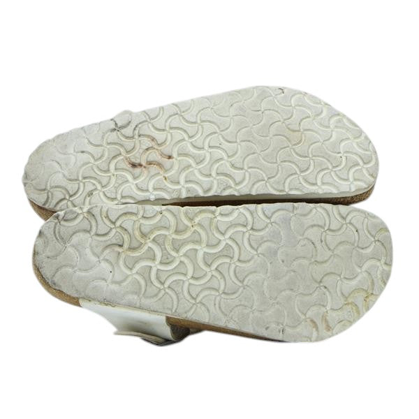 Birkenstock Gizeh sandalo bianco in pelle EU 40 unisex