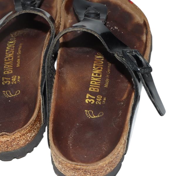 Birkenstock Gizeh infradito nero in microfibra EU 37 donna