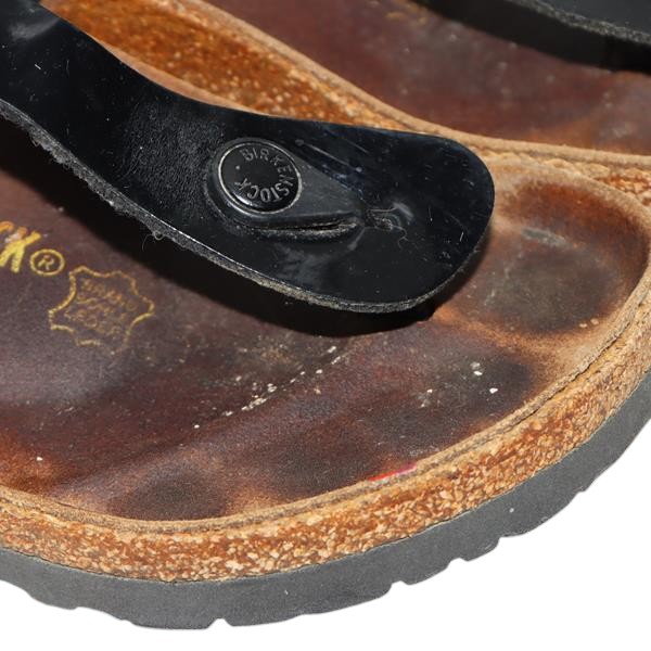 Birkenstock Gizeh infradito nero in microfibra EU 37 donna