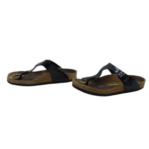 Birkenstock Gizeh sandalo nero in microfibra EU 37 donna
