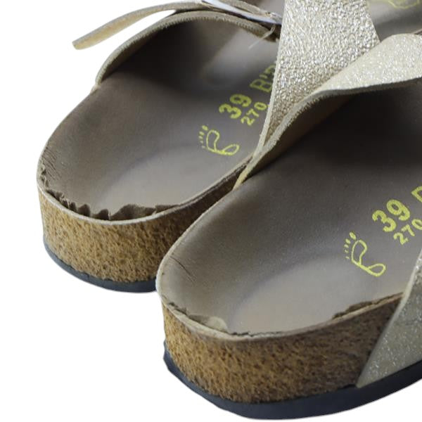 Birkenstock Gizeh sandalo cipria in pelle EU 39 donna
