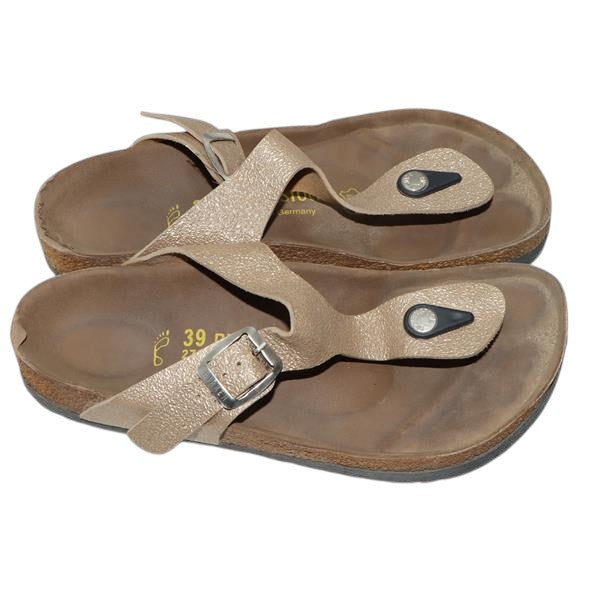 Birkenstock Gizeh sandalo cipria in pelle EU 39 donna
