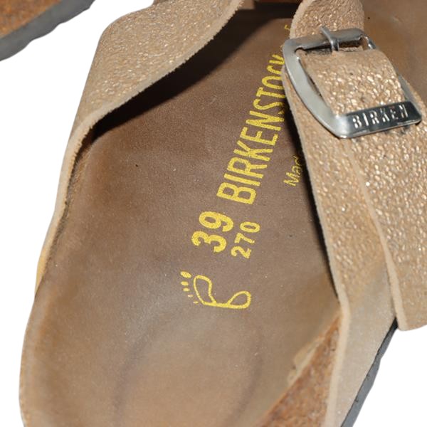 Birkenstock Gizeh sandalo cipria in pelle EU 39 donna