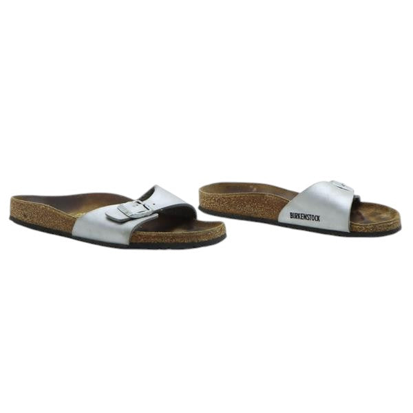 Birkenstock Madrid sandalo grigio in pelle EU 40 uomo