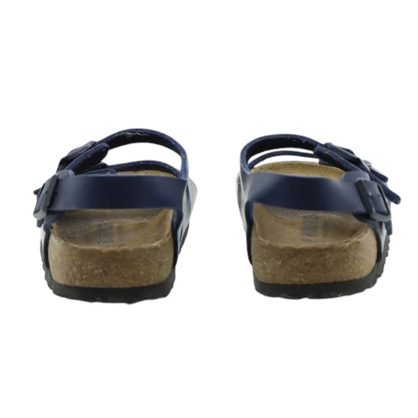 Birkenstock New York sandalo blu in pelle EU 39 unisex