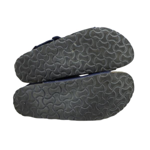 Birkenstock New York sandalo blu in pelle EU 39 unisex
