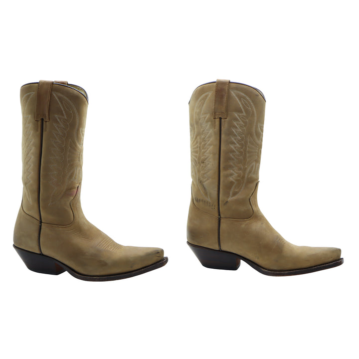 Bok Brothers Stivale Cowboy Beige in Pelle Numero 39 Donna