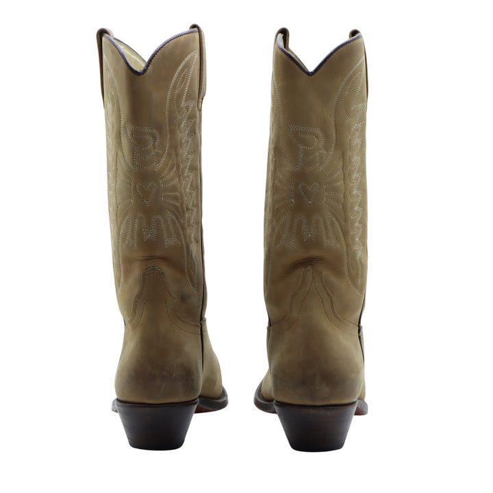 Bok Brothers Stivale Cowboy Beige in Pelle Numero 39 Donna