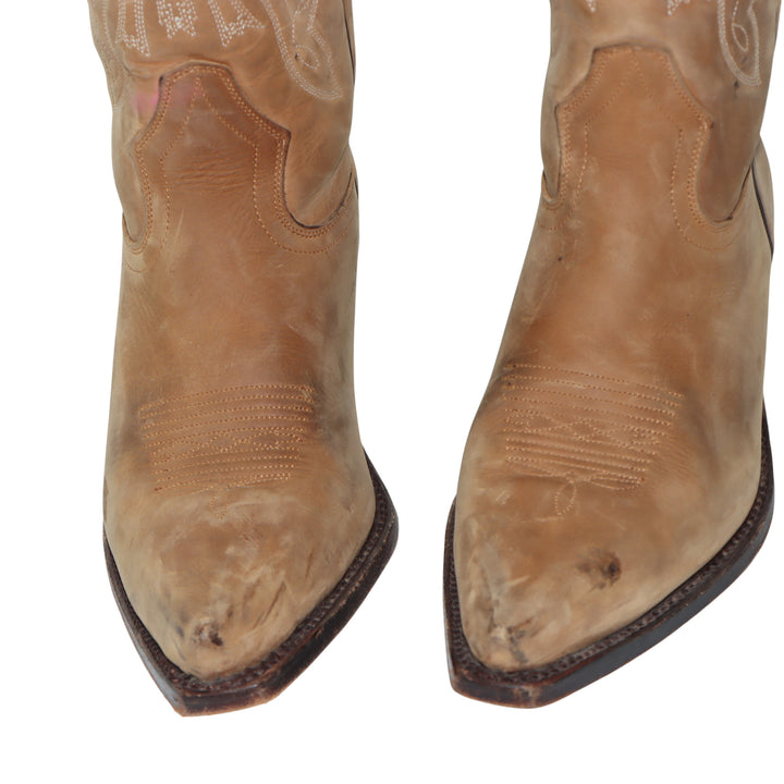 Bok Brothers Stivale Cowboy Beige in Pelle Numero 39 Donna