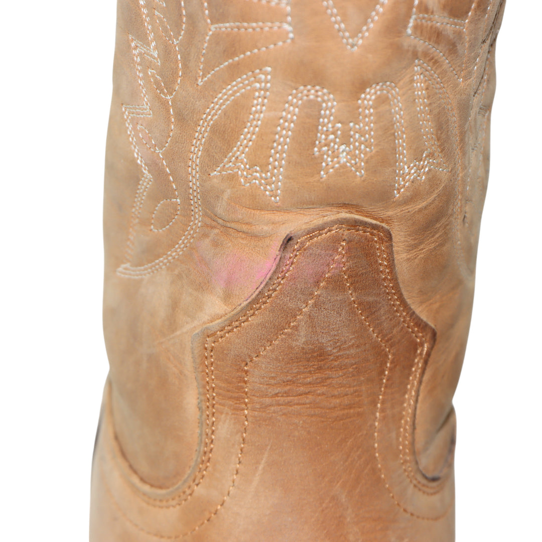 Bok Brothers Stivale Cowboy Beige in Pelle Numero 39 Donna