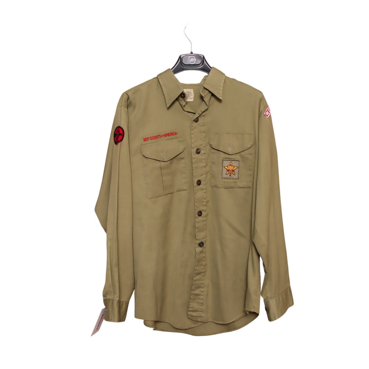 Boy Scout of America camicia militare oliva taglia M uomo