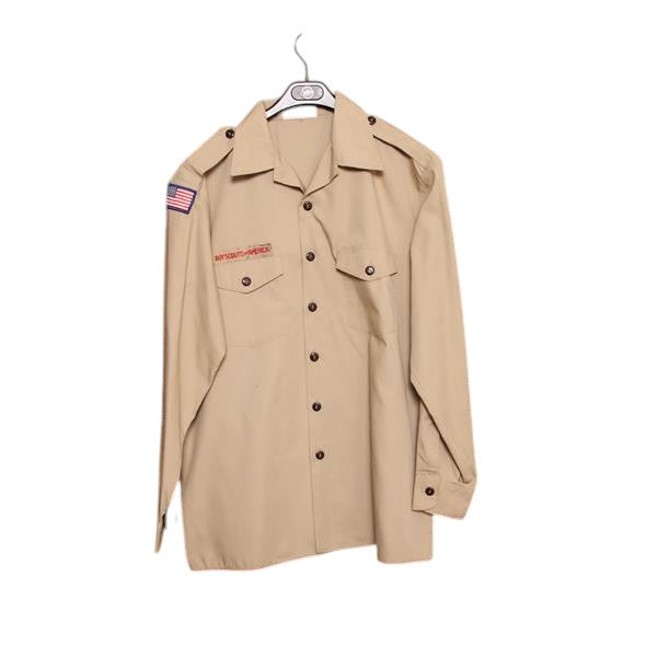 Boyscouts of America camicia beige taglia L unisex