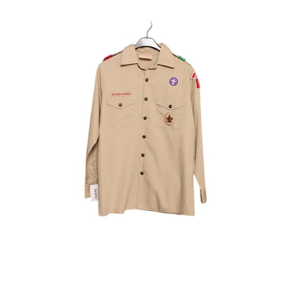 Boyscouts of America camicia beige taglia M unisex made in USA