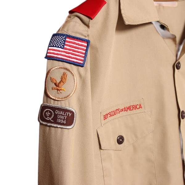 Boyscouts of America camicia beige taglia M unisex made in USA