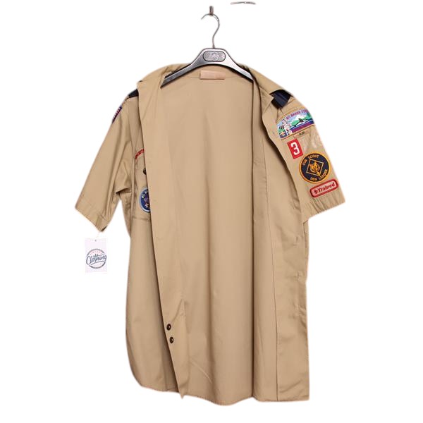 Boyscouts of America camicia beige taglia M unisex made in USA