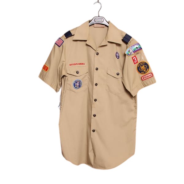 Boyscouts of America camicia beige taglia M unisex made in USA