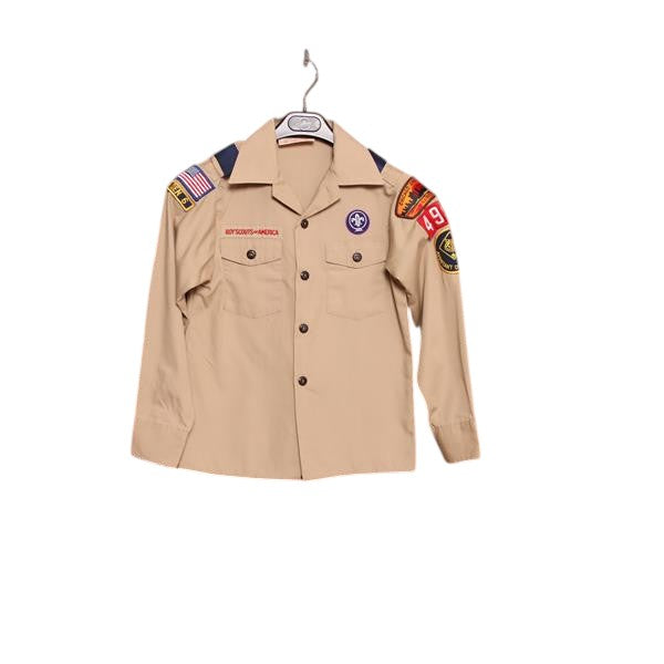 Boyscouts of America camicia beige taglia S unisex made in USA