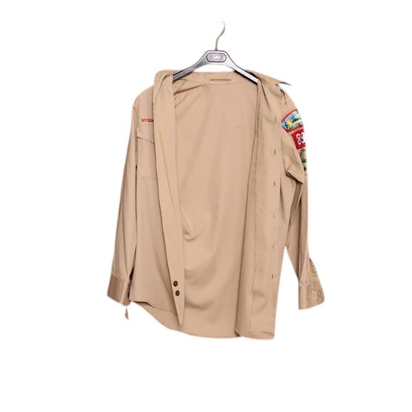 Boyscouts of America camicia beige taglia S unisex made in USA