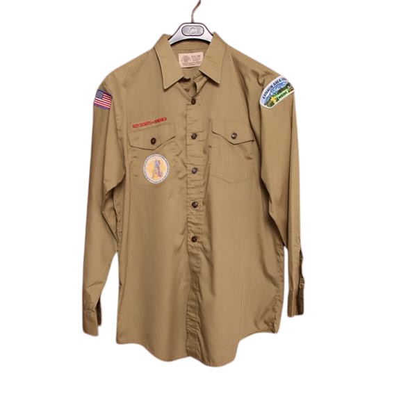 Boyscouts of America camicia verde taglia L unisex