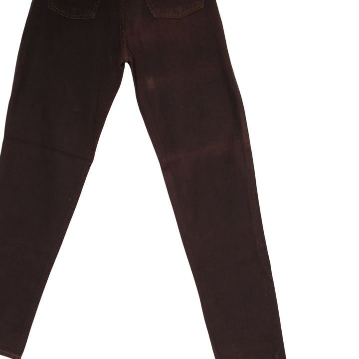 Break Point Baggy Jeans Marrone W27 Donna Deadstock w/Tags