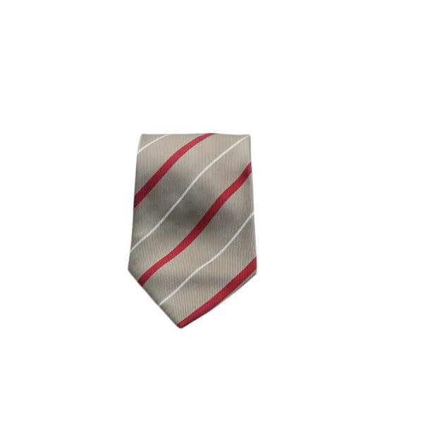 Brooksfield cravatta bronzo in seta uomo deadstock