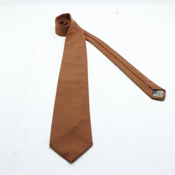 Brooksfield cravatta marrone in cotone uomo deadstock