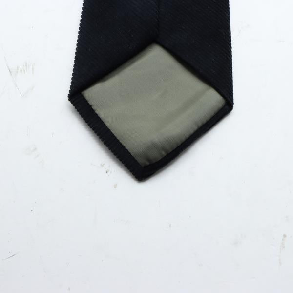 Brooksfield cravatta nera in cotone uomo deadstock