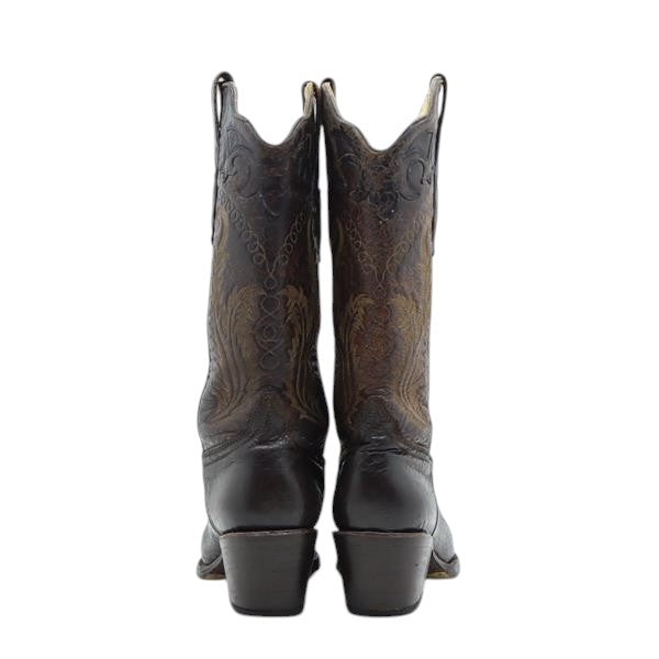 Bufalo stivale western marrone in pelle numero 37 donna