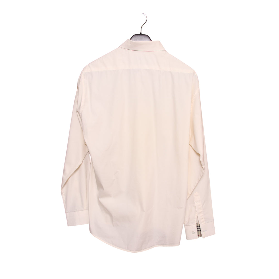 Burberry camicia panna taglia L uomo
