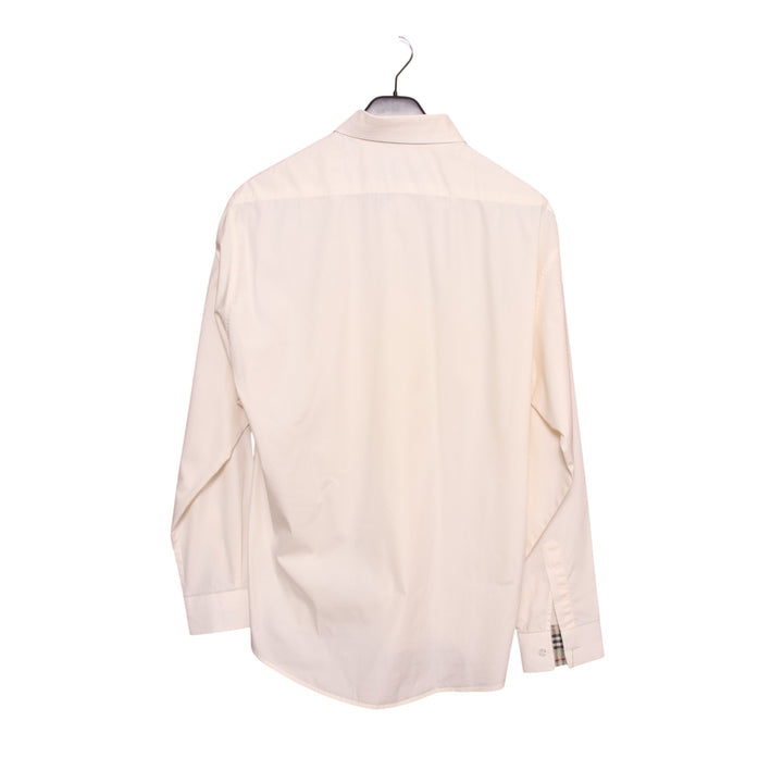 Burberry camicia panna taglia L uomo