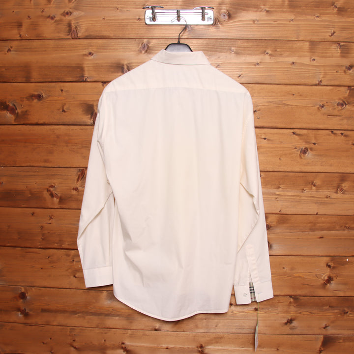 Burberry camicia panna taglia L uomo