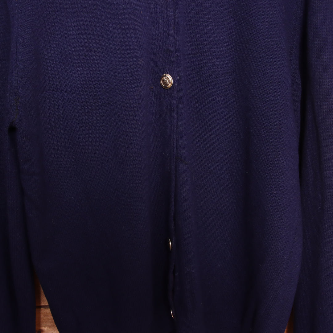 Burberrys Cardigan in Cashmere Blu Taglia 42 Donna